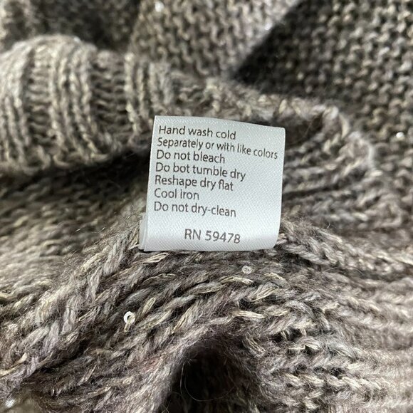 Benedetta B Sweater Acrylic Polyester Mohair Wool Sequins NWT Women's Small - Picture 8 of 8